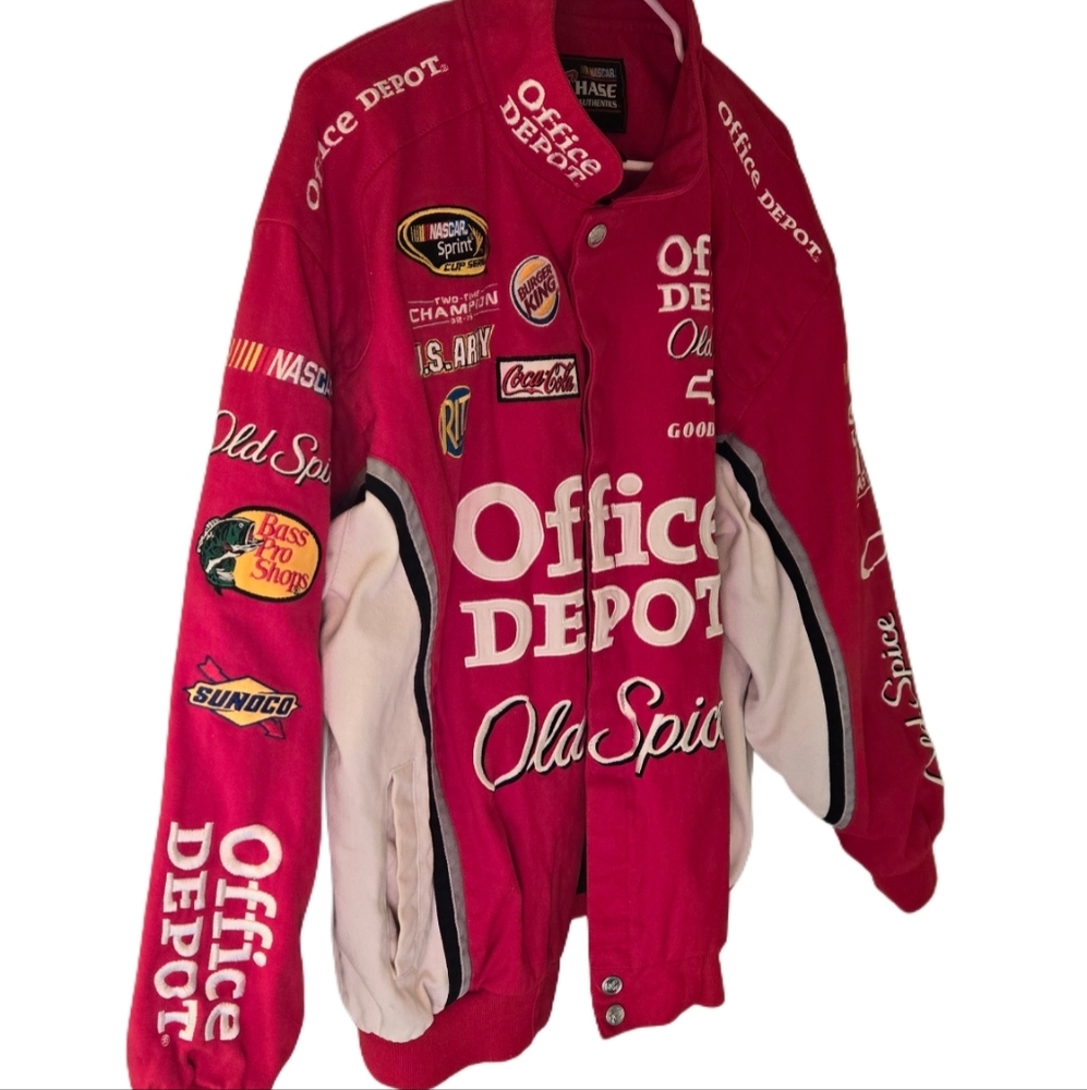 Nascar Office Depot Chase Authentics Racing Jacket Y2K